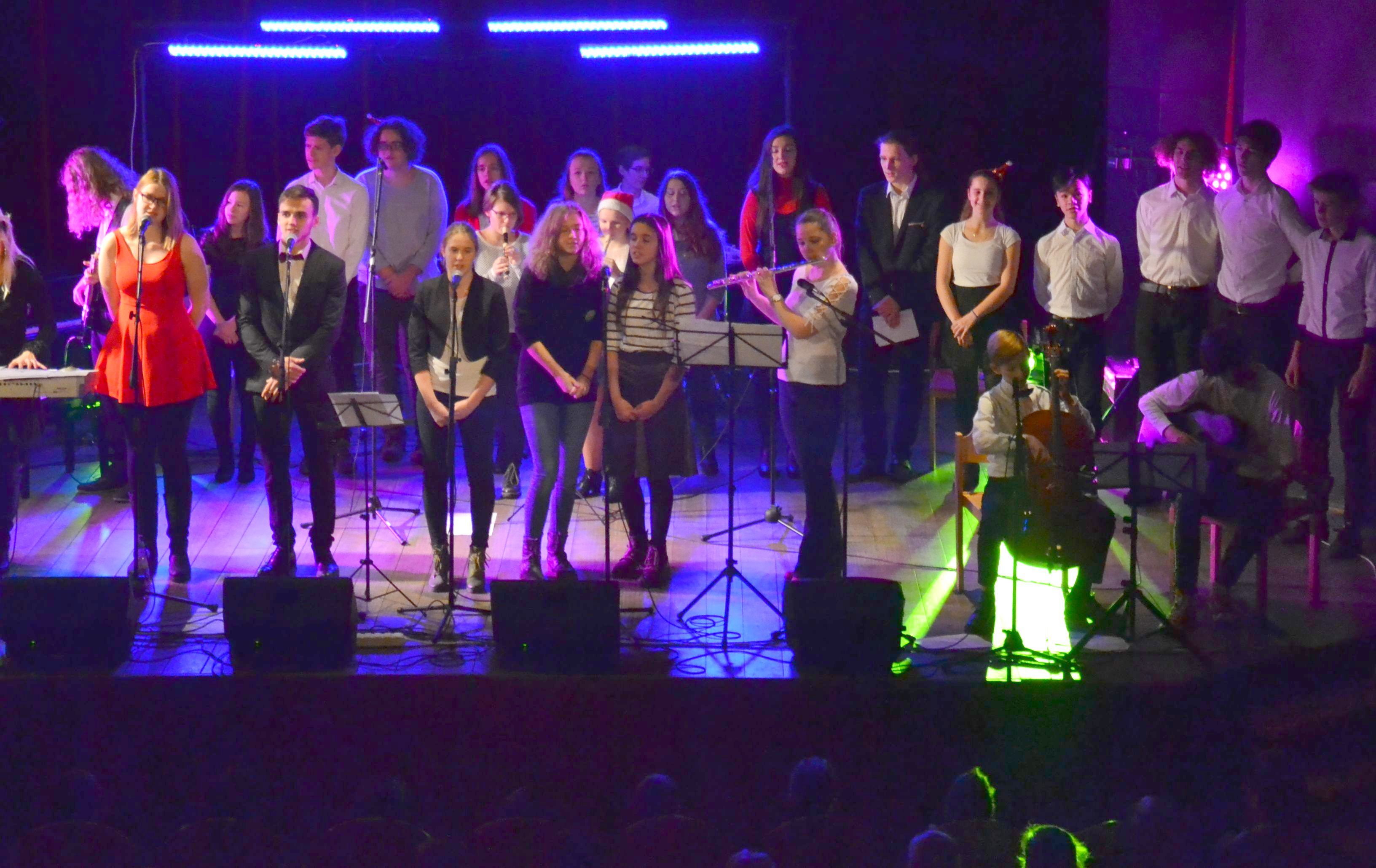 Vánoční koncert Dvořákova gymnázia