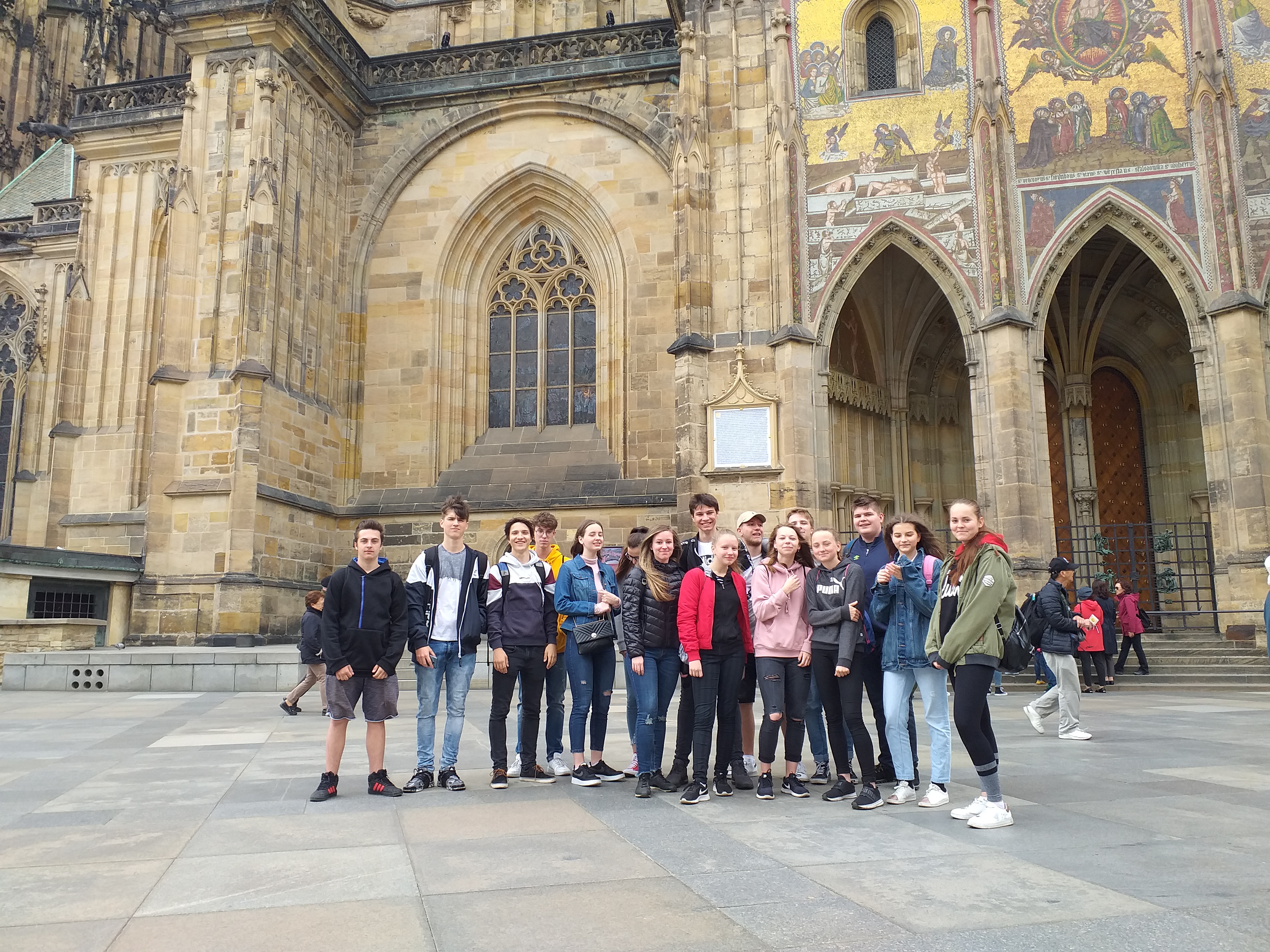 Exkurze 1. B do Prahy