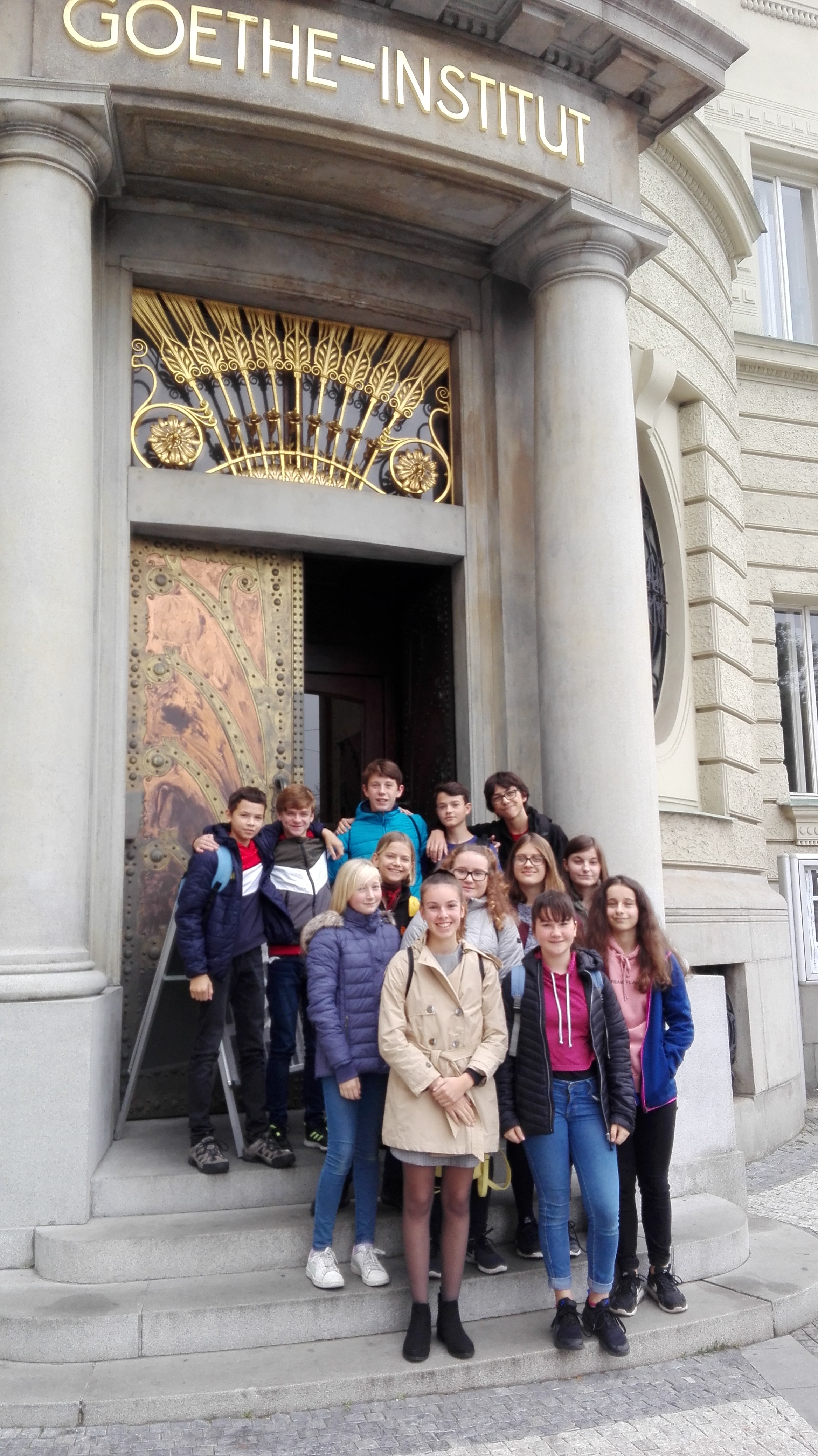 němčináři 3.G a Rico, Oskar und die Tieferschatten im Goethe - Institut