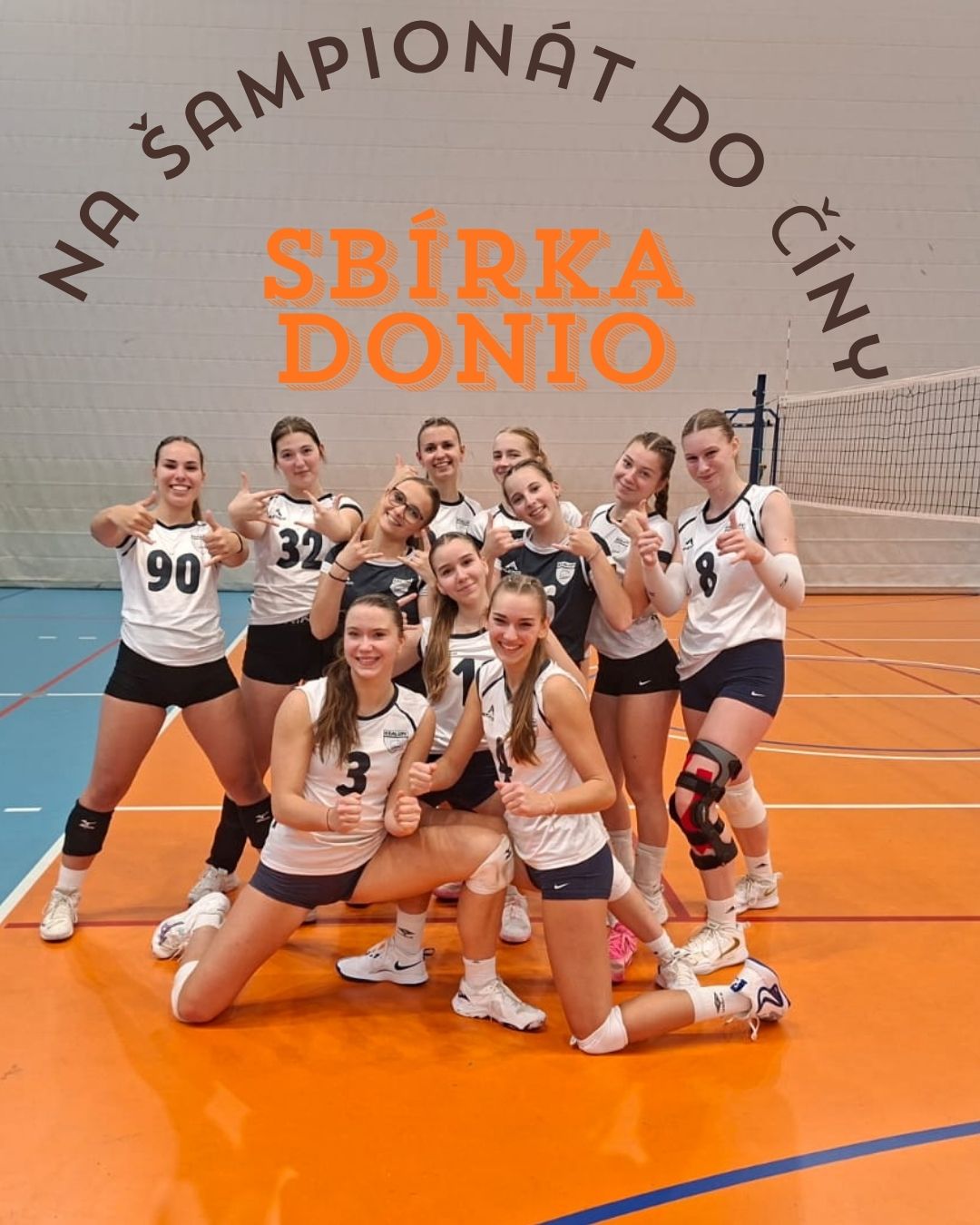 Dvakrát mistryně ČR, teď míříme do Číny! 🇨🇿🏐 Pomůžete volejbalovému týmu Dvořákova gymnázia na světový šampionát?