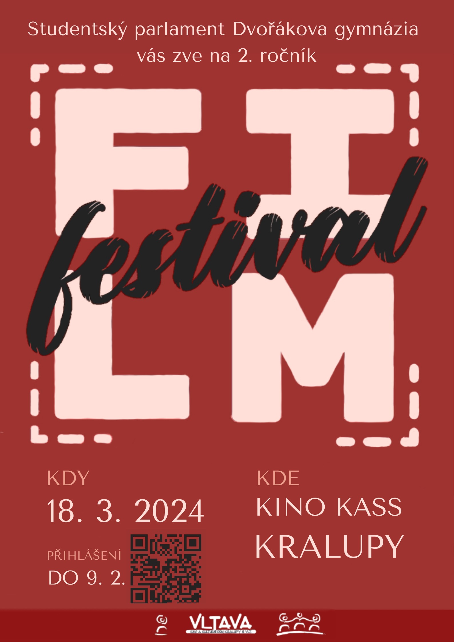 2. ročník Filmového festivalu DG bude! Rezervujte si večer v pondělí 25. března 2024.