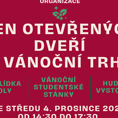 Den otevřených dveří a vánoční trhy 2024