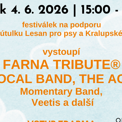 FESTIVÁLEK ÚTULEK 3. ročník - čtvrtek 4. 6. od 15:00 do 20:00