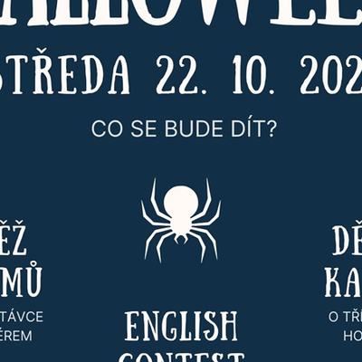 Halloweenský rej již ve středu 22. 10. 2025