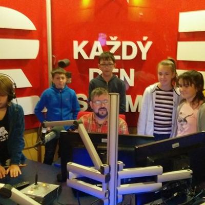 Naši studenti před mikrofony Českého rozhlasu