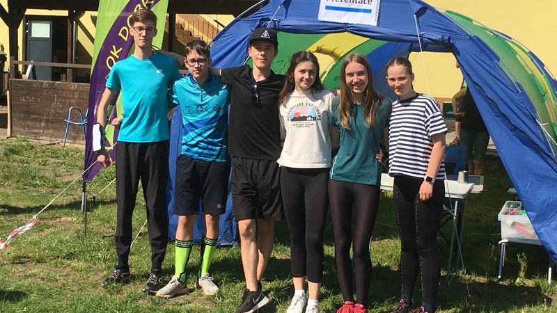 Dvě medaile na přeboru škol v orientačním běhu Středočeského kraje