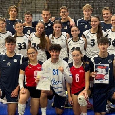 Postup obou volejbalových týmů na republiku!