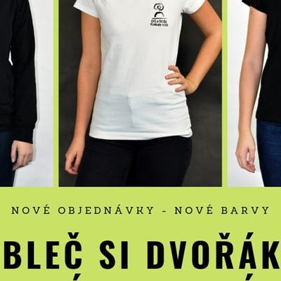Obleč si Dvořáka - další příležitost si objednat školní trička a mikiny!