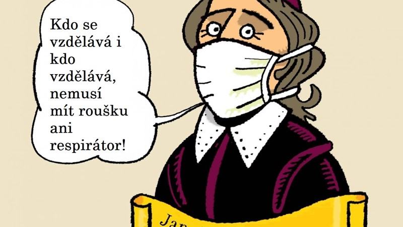 Na výuce bez roušek...