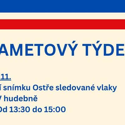 Sametový týden na DG - 11. - 15. 11. 2024