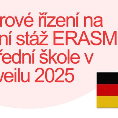 Studijní stáž Erasmus na střední škole v Německu 2025